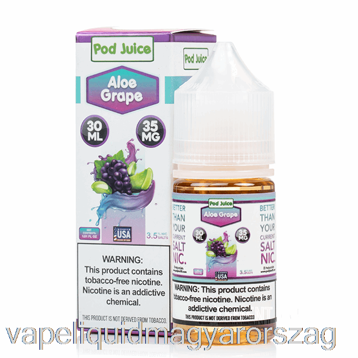 Aloe Szőlő - Hüvelylé - 30 Ml 10 Mg Vape Folyadék